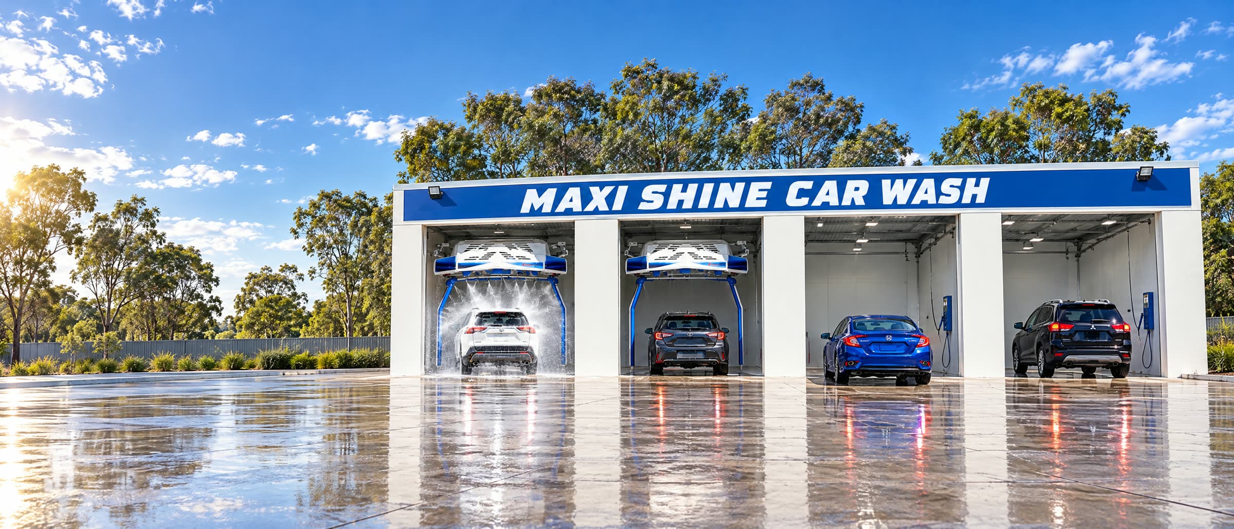 Maxishine Metford car wash at 71 Turton St, Metford NSW 2323